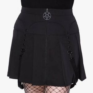 EUC Killstar Ravi Skirt in Black - 4X Plus Size